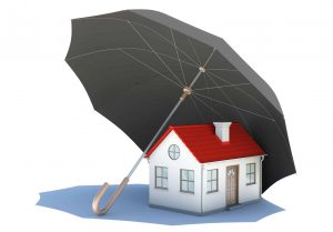 Umbrella covering the house showcasing IVA equity release rules